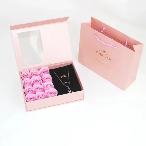 CAJA JOYERO CON FLORES