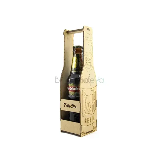 CAJA MADERA CERVECERA DUFF X 2