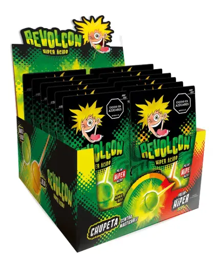 BONBON REVOLCON CHUPETA
